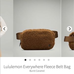 Brand new fleece everywhere belt bag
